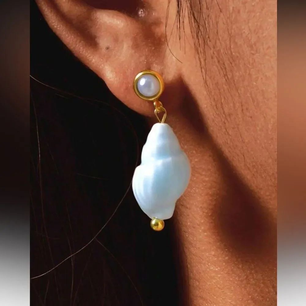 Seashell Earrings S885